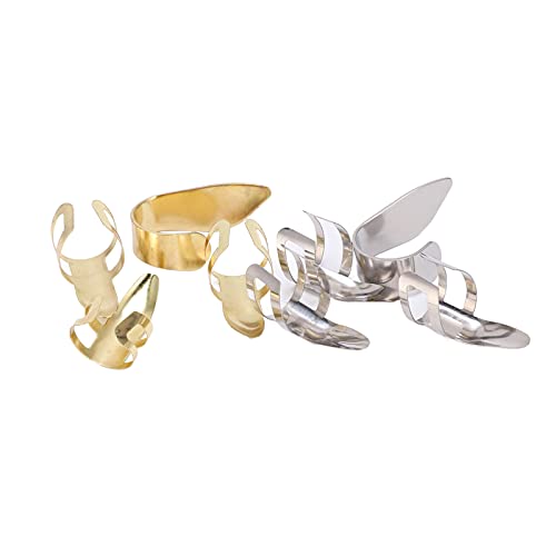 Shanrya Lot de 8 médiators de pouce ouverts avec boîte de rangement pour instruments de musique pour Ukulélé pour banjo… - Les Beatles, Paul McCartney, John Lennon, RIngo Starr, George Harrison Shanrya Lot de 8 médiators de pouce ouverts avec boîte de rangement pour instruments de musique pour Ukulélé pour banjo… – Image 4