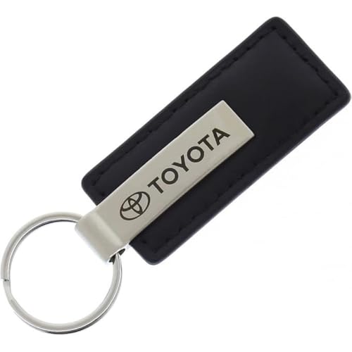 Toyota Black Leather Key Chain