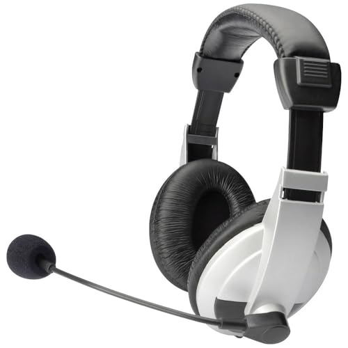 Digitus DA12201 Cuffie Multimedia con Microfono, Controllo Volume, Auricolari...