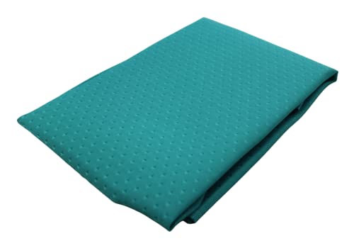 Diamond Stitch Fabric Bathroom Sink Skirt Utility Sink Waterproof Fits Standard Size Sinks Adds Bathroom Storage (Turquoise) Large #TOP1