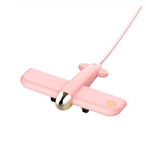 AKDSteel Lovely Aircraft Plane Shape Desktop USB 2.0 Expander 4-Port Hub Splitter for PC Computer Laptop Accessories Pink Convenient