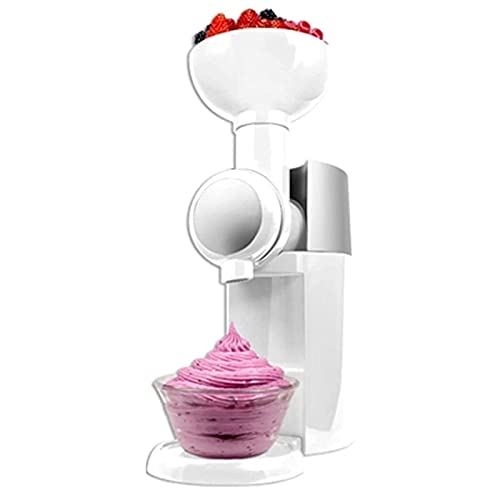 Yokbeer Haushalts-Eismaschine - Tragbare Heim-Original-Gesunde Dessertfrucht-Softeismaschine für Kinder-Dessert…