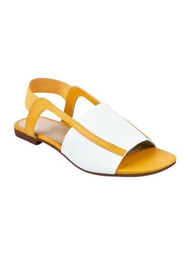 Image of SilverArrow womens Voyaga Flat Sandal, Fashion Sandals with Strap, Suitable for Fusion Outfit