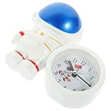 Gadpiparty Reloj Despertador de Mesa con Diseño Astronauta Azul Decoración Chic para Dormitorio Oficina y Salón Modelo Infantil sin Pilas Ornamento Funcional y Decorativo