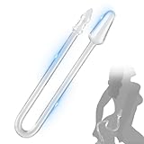 Doppeldildo Anal Dildo,XXL Realistischer Dildo,Buttplug Analspielzeuge,Analplug für Frauen,Analplug für Männer,Doppelseitige Lesbische Anal/G-Punkt-Stimulator Sexspielzeug (Transparent)