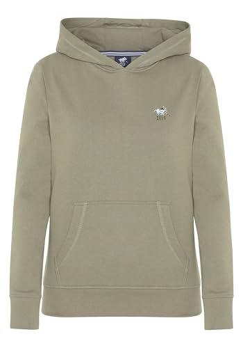 Sweatshirt à capuche femme coton mélangé logo brodé coloré casual