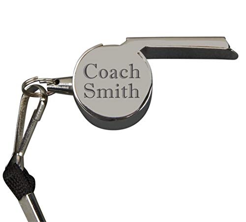 Silbato Personalizado Plateado para Entrenador de Tenis miniatura 2