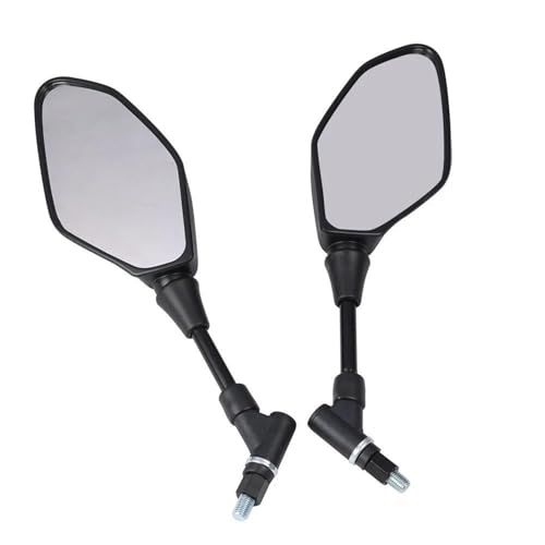 Espejo De Manillar Moto Espejos Retrovisores Laterales para Motocicleta para Yamaha MT-01 MT-03 MT-25 MT-03 MT-10 FJ09 FZ1N Y FZ07 con Reflector De Marcha Atrás.