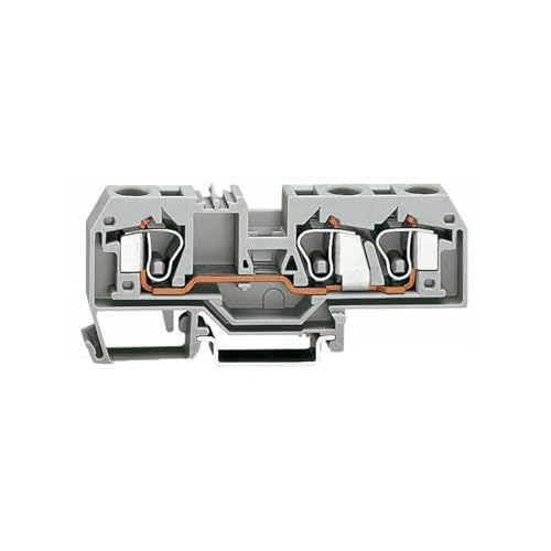 Bornier à 3 fils 284-681 connecteur bloc de jonction rail din