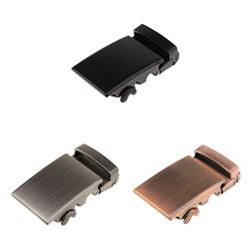 oshhni 3 Peças de Fivela de Corrediça Automática Substituições de Fivelas de Cinto com