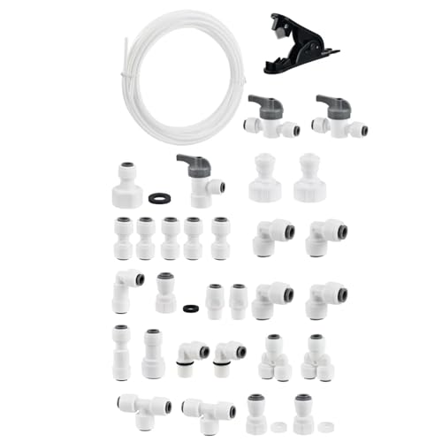 TOWARDSNAN Water Line Set 10m Length Tap Connectors Refrigerator 10m Tubing Set PVC For Coffee Machine