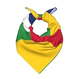 Utilità decorativa senza cuciture: oltre al copricapo, questa bandana stampata con bandiera dell'Africa centrale per donne o uomini funge da nastro o braccialetto chic. Il tessuto sottile e indeformabile consente nodi e tende dall'aspetto professionale senza aggiungere ingombro inutile al tuo look
