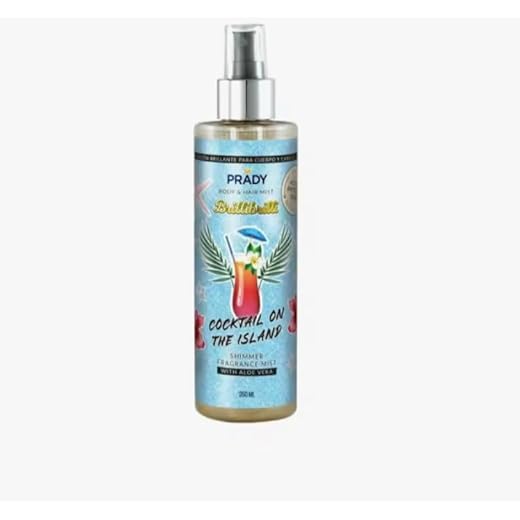 Prady - Body Splash de Cuerpo y Cabello Cocktail on the Island - Unisex - 250ml - Brillo y Aroma Tropical