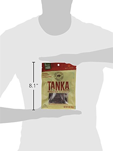 Bison Pemmican Meat Bites with Buffalo & Cranberries by Tanka, Gluten Free, Beef Jerky Alternative, Spicy Pepper, 3 Oz, Pack of 6 (Packaging May Vary) - Thumbnail 2