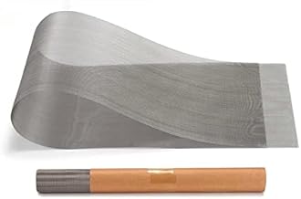 Wire Mesh 304 Stainless Steel Mesh Screen Filter 120 Mesh 12"×40"(30cm×100cm) Steel Mesh Filter Screen