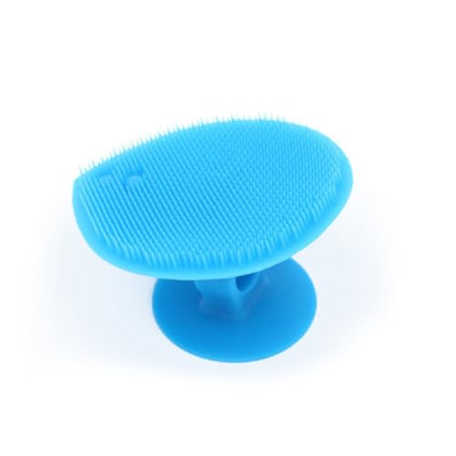 HOMOCONO Cepillos de Limpieza Facial de Silicona con Ventosa, 4 Unidades, Suaves y Adecuados para Todo Tipo de Piel, Adecuado para Masaje y Cuidado Diario Color Aleatorio