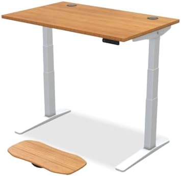 UPLIFT DESK Bamboo (48 x 30 inch) Standing Desk 2-Leg V3 Adjustab...