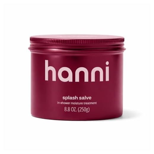 HANNI Splash Salve Body Mask, Lotion Alternative, In-Shower Moisturizer w/Coconut Oil, Jojoba Oil, Shea Butter & Glycerin, Body Care for Dry to All Skin Types, Hydrating, Deep Conditioning, 8.8 oz