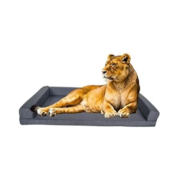 Cama Sofá Pet Grande 120x80x17cm 100% Acquablock e Resistente - Escolha a Cor - Pet Querido (CINZA)