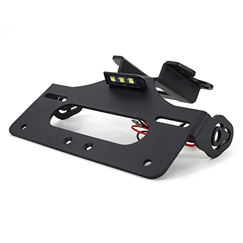 Xitomer For 2023 Fz07 Fender Eliminator Bracket Fit For Mt-07 2021-2022 2023 Fz07, Tail Tidy For Yzf-R7 2021-2022 Yzf-R7 With Led License Plate Light, For Oem/Aftermarket Turn Signal #TOP6