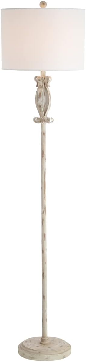 Safavieh Lighting Philippa White Washed 61-inch Floor Lamp (LED Bulb Included)