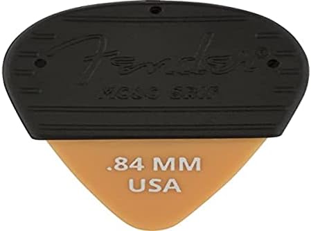 Mini Moog Plettri Per Chitarra Fender Mojo Grip, Celluloide, Sottili, Confezione Da 3, Colore Tortoise Shell - Made In USA, Per Qualsiasi Chitarra Corde Chitarra Acustica Elixir - Foto 6