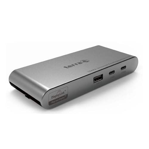 Terra Y Station d'accueil mobile 770 USB-C double écran avec câble