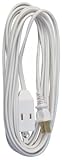 Master Electrician 09415ME 20-Feet Vinyl Cube Tap Extension Cord, White