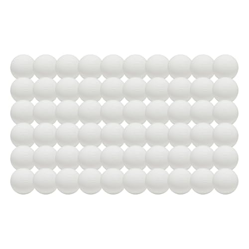 Champion Sports Lacrosse Balls Official Size Equipment for Professional College & High School Games Practices & Recreation - NOCSAE NCAA NFHS and SEI Certified - 60-Pack - White