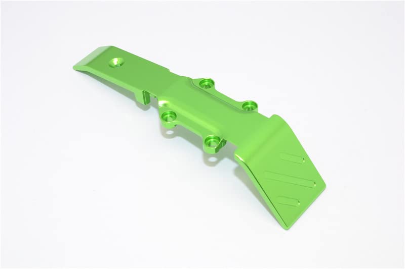 GPM for Traxxas 1/16 Mini E-Revo, Mini Slash Aluminum Front Skid Plate - 1Pc Green