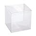 BENECREAT 30 Pack Scatola Pieghevole Scatola di Plastica Contenitore di Regalo Trasparente Contenitore di Cioccolato Dolce per la Festa di Compleanno di Nozze 9x9x9cm