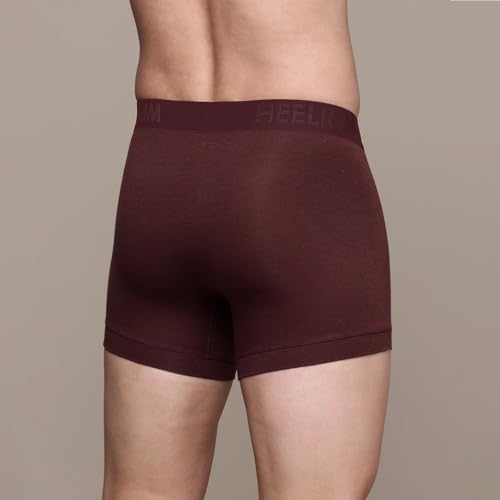 Image of HEELIUM Bamboo Trunks for Men with Keyhole Fly | 3X Softer Than Cotton for All-Day Freshness | Soft & Durable Waistband | Easy Access Underwear for Ultimate Comfort