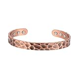 Braccialetto magnetico per artrite in rame e rame magnetico, per donna, uomo, spirituale, yoga, colori assortiti