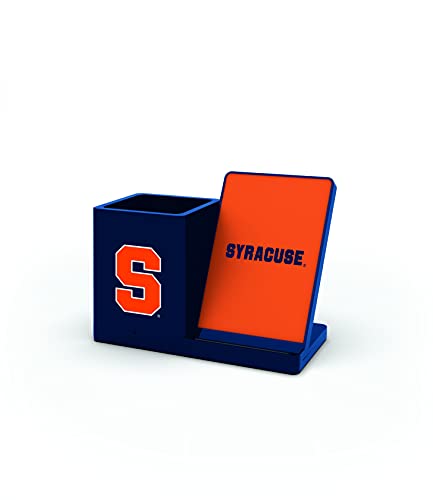 SOAR NCAA Wireless Cell Phone Charger and Desktop Organizer, Syracuse Orange