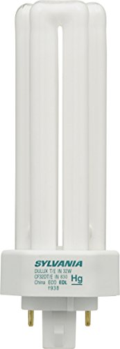 Image of LEDVANCE Sylvania 20884 Compact Fluorescent 4 Pin Triple Tube 3000K, 32-watt, 1 Count (Pack of 2)