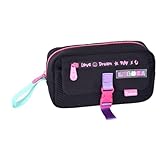 Estojo escolar Juvenil Da Youtuber Luluca PRETO