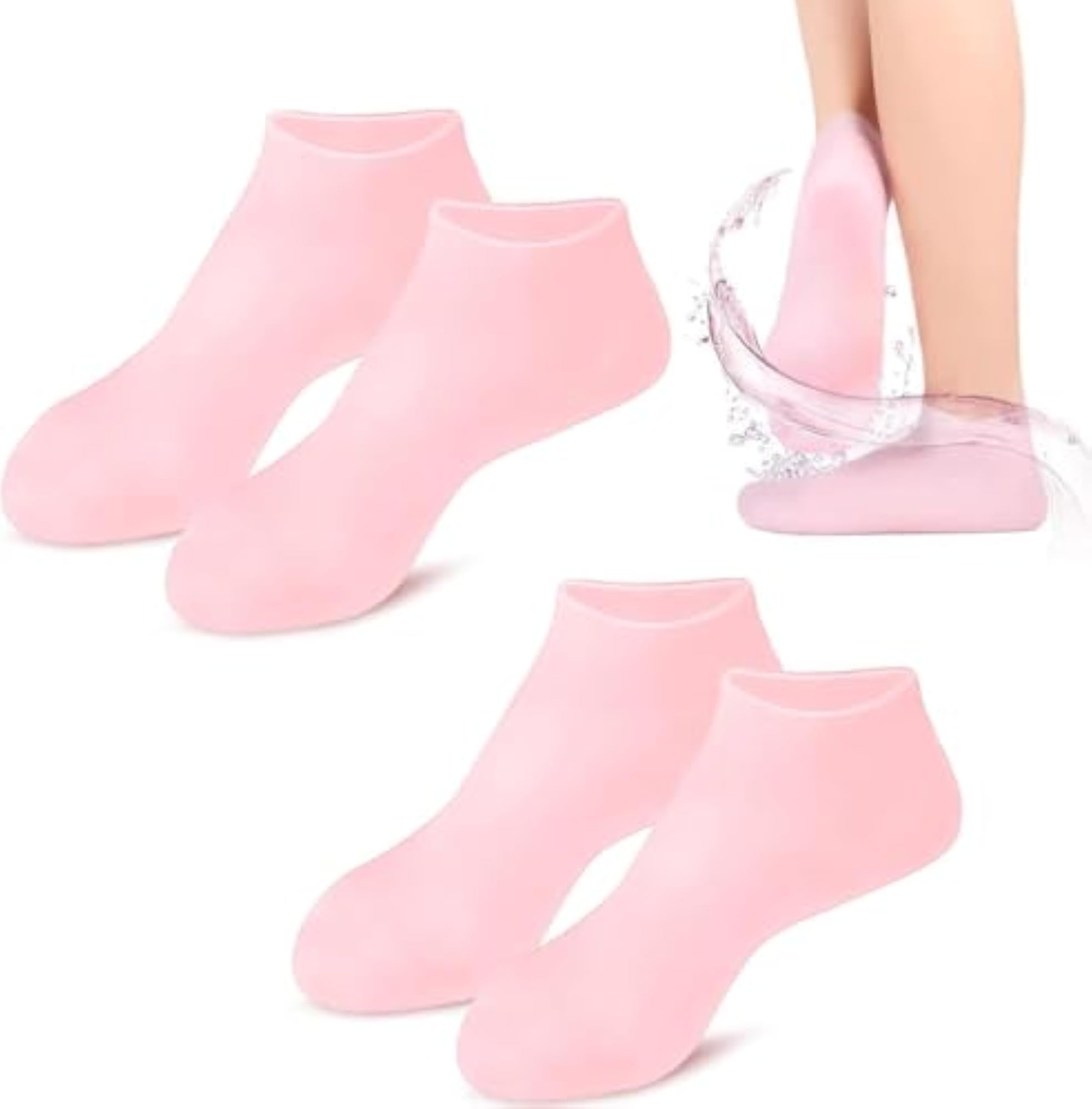Silicone Moisturizing Gel Heel Socks for Foot Care