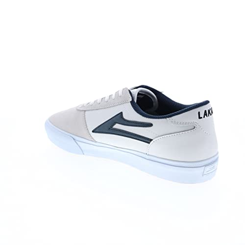 Lakai Manchester Shoes - White/Navy Suede - 10.5 #TOP5
