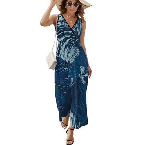 Robe de plage fluide col V pour vos journées ensoleillées et soirées d'été