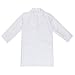 Freebily Unisexe Enfant Blouse Blanche Laboratoire Médecin Medicale Uniforme Chimie Manches Longues Blouse Cours de Laboratoire Déguisement 4-14 Ans Blanc 12-14 Ans