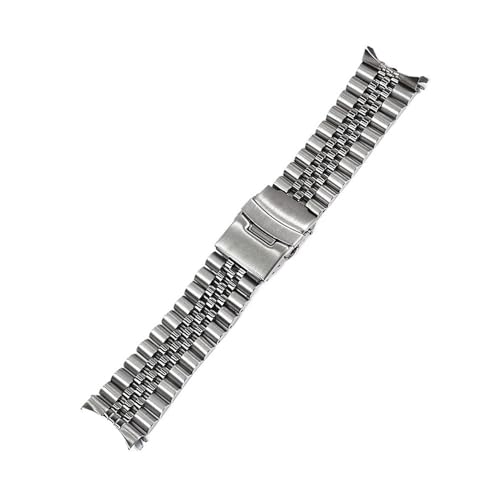 Bracelet montre robuste acier et or 22mm avec fermoir sécurisé Lamgul