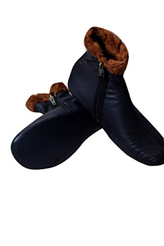 Image of Azad Genuine Leather White Socks