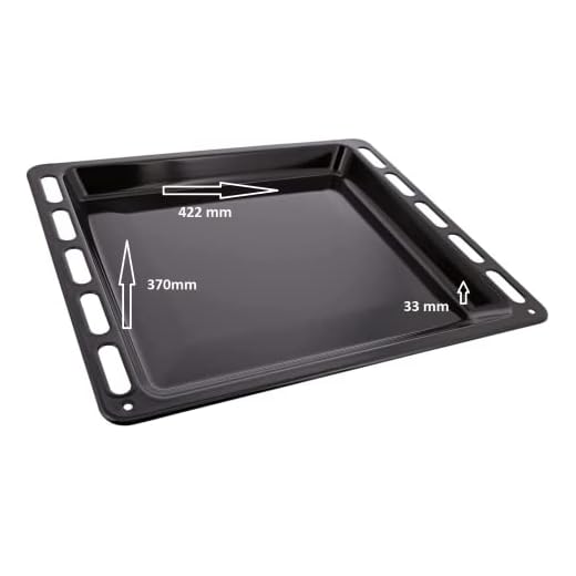 FIGEVIDA LECCARDA SMALTATA TEGLIA FORNO REX PER ELECTROLUX 42,2x37x0,33 CM ORIGINALE 3423981053