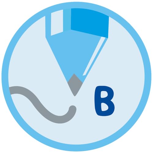 Dreikant-Bleistifte aus Holz mit Minenstärke B im Set von zwei Stück – Bild 3