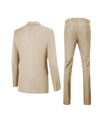 Men's Suit 3 Pieces Slim Fit Wedding Suit for Men Formal Prom Tuxedo Bussiness Suit Jacket Vest Pants with Tie3