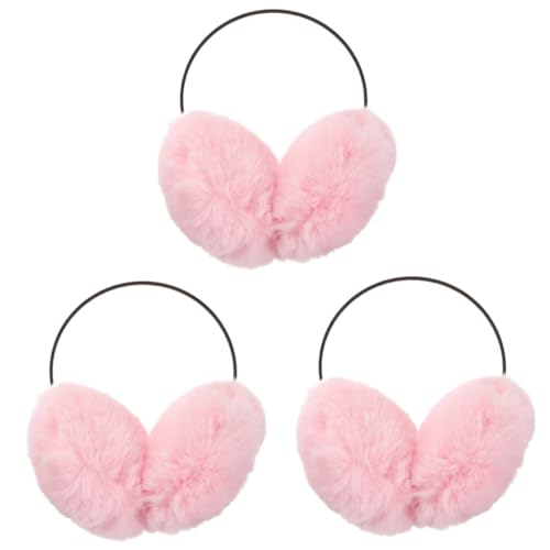Orejeras de invierno de peluche cálidas y suaves juego de 3 piezas estilo moderno