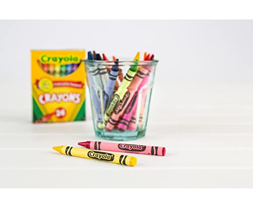 Image of Crayola Crayons, Bulk School Supplies For Kids, 24 Count Crayon Box (Pack Of 6), Assorted Colors
