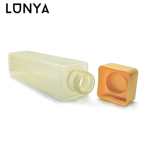 Image of Lunya Frosted Plastic Food Grade Fridge Square Water Bottle Gift Set for gym school home office (NEW 2)
