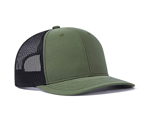 Image of Quanhaigou Trucker Hat - Mesh Snap Back - Unisex Adjustable Baseball Cap - Outdoor Hats for Men Women
