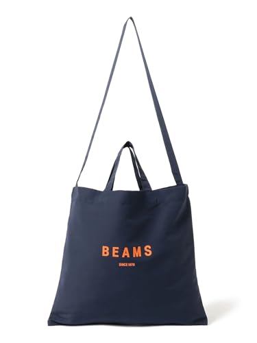 [ビームス] キャンパス・バッグ ロゴ ショルダーバック メンズ NAVY FREE